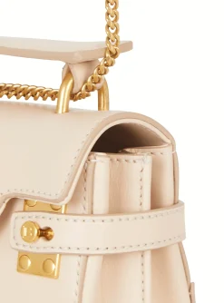 Women Balmain B-Buzz Mini 12 Leather Bag