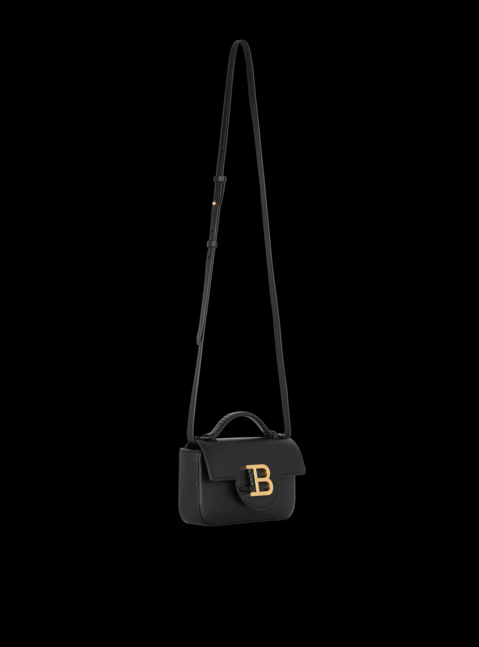 Women Balmain B-Buzz Mini Leather Bag