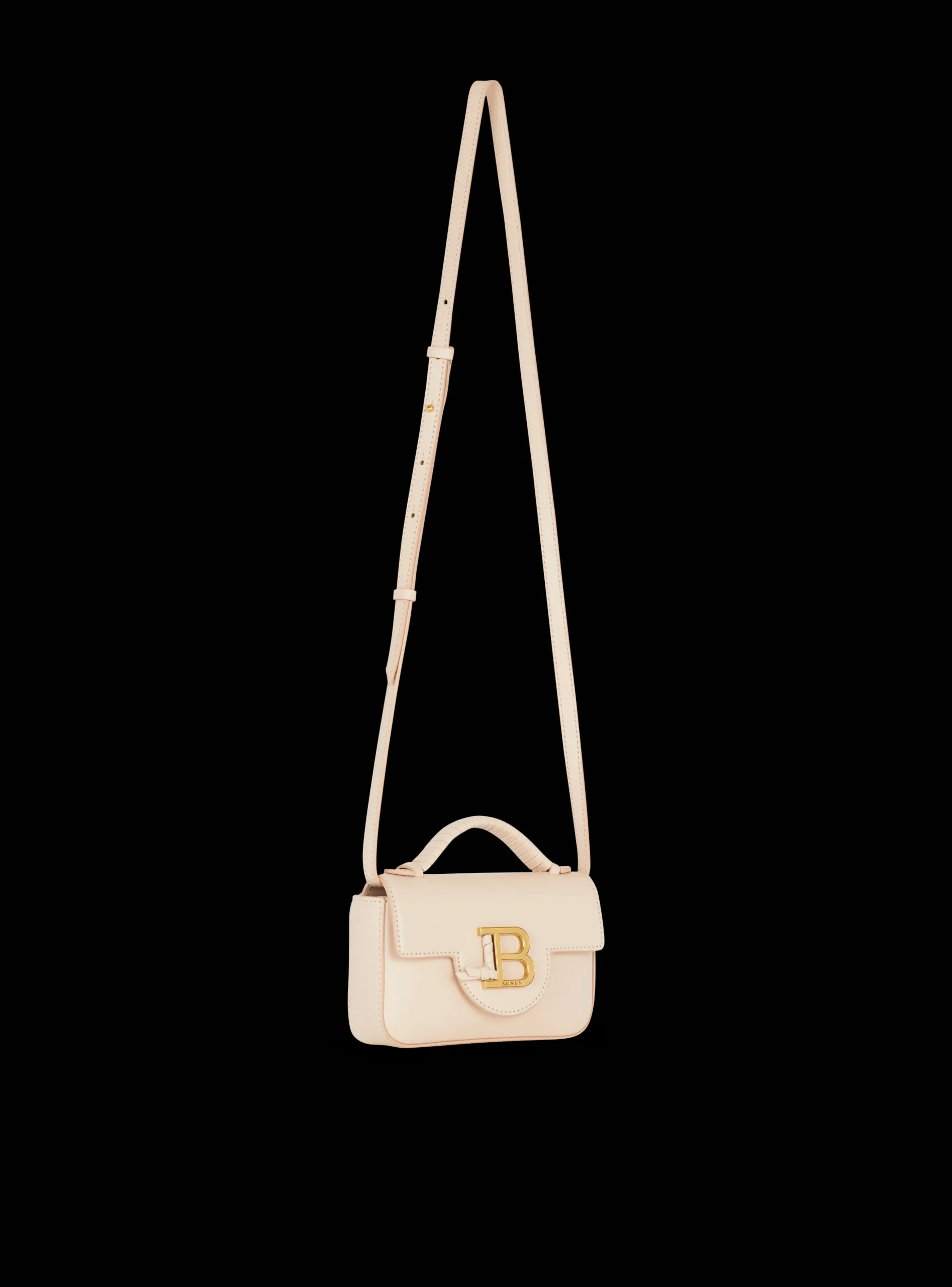 Women Balmain B-Buzz Mini Leather Bag