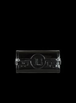 Women Balmain B-Buzz Pouch 23 In Patent Leather