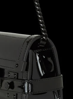 Women Balmain B-Buzz Pouch 23 In Patent Leather