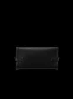 Women Balmain B-Buzz Pouch 23 Leather Clutch