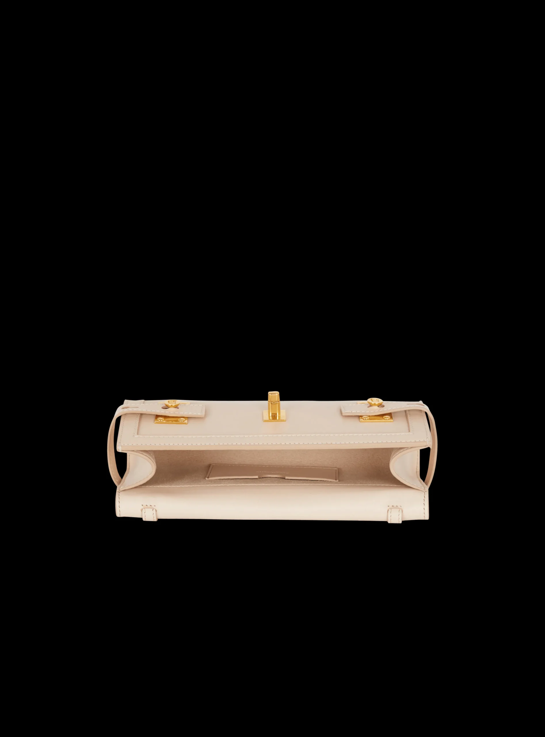 Women Balmain B-Buzz Pouch 23 Leather Clutch
