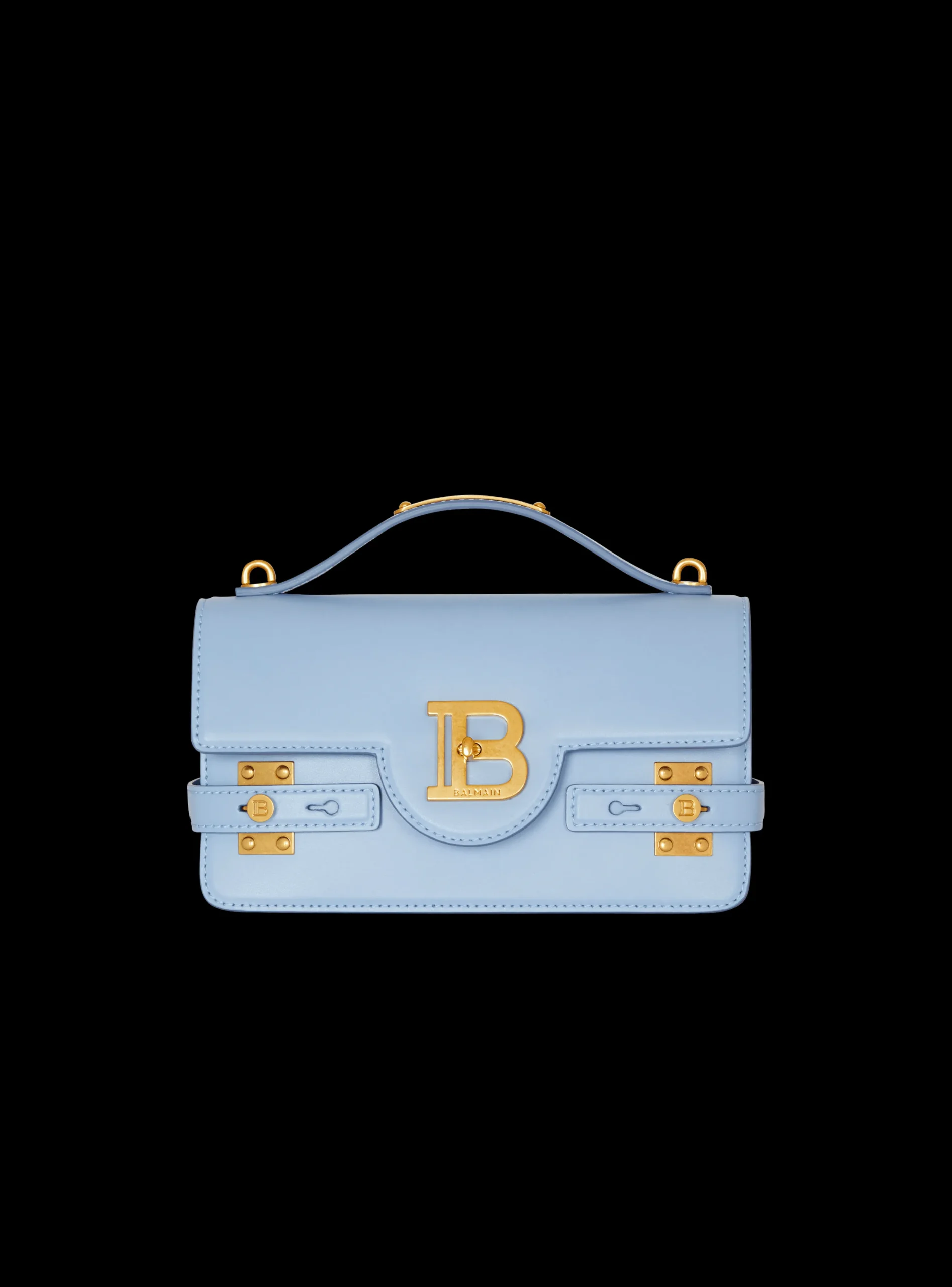Women Balmain B-Buzz Shoulder 24 Calfskin Bag