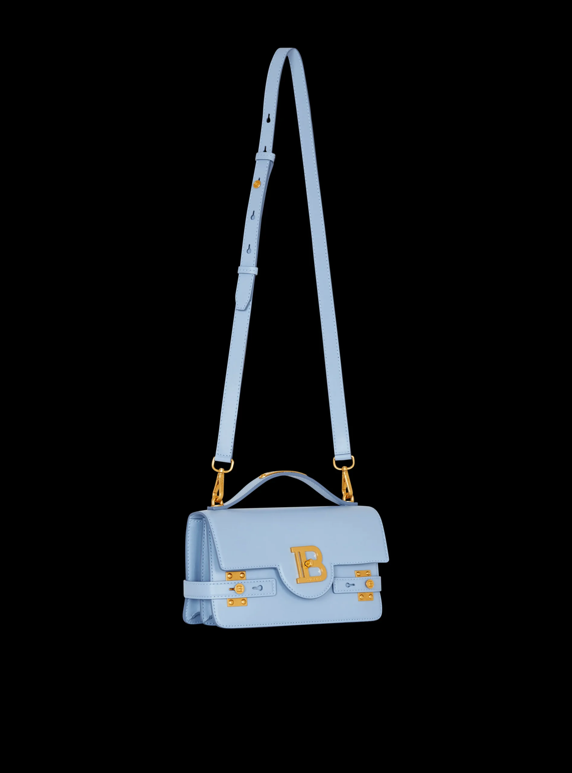 Women Balmain B-Buzz Shoulder 24 Calfskin Bag