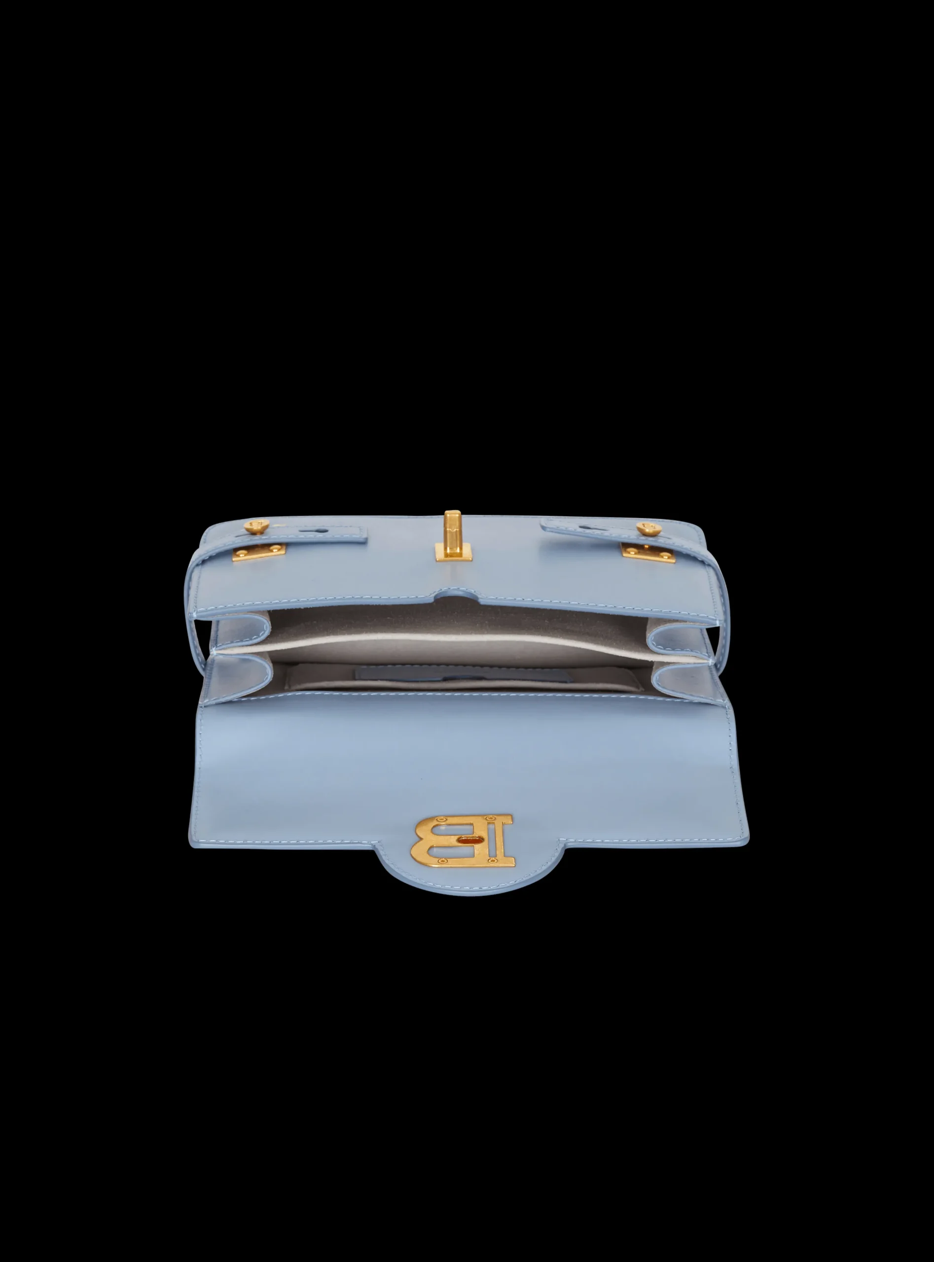 Women Balmain B-Buzz Shoulder 24 Calfskin Bag