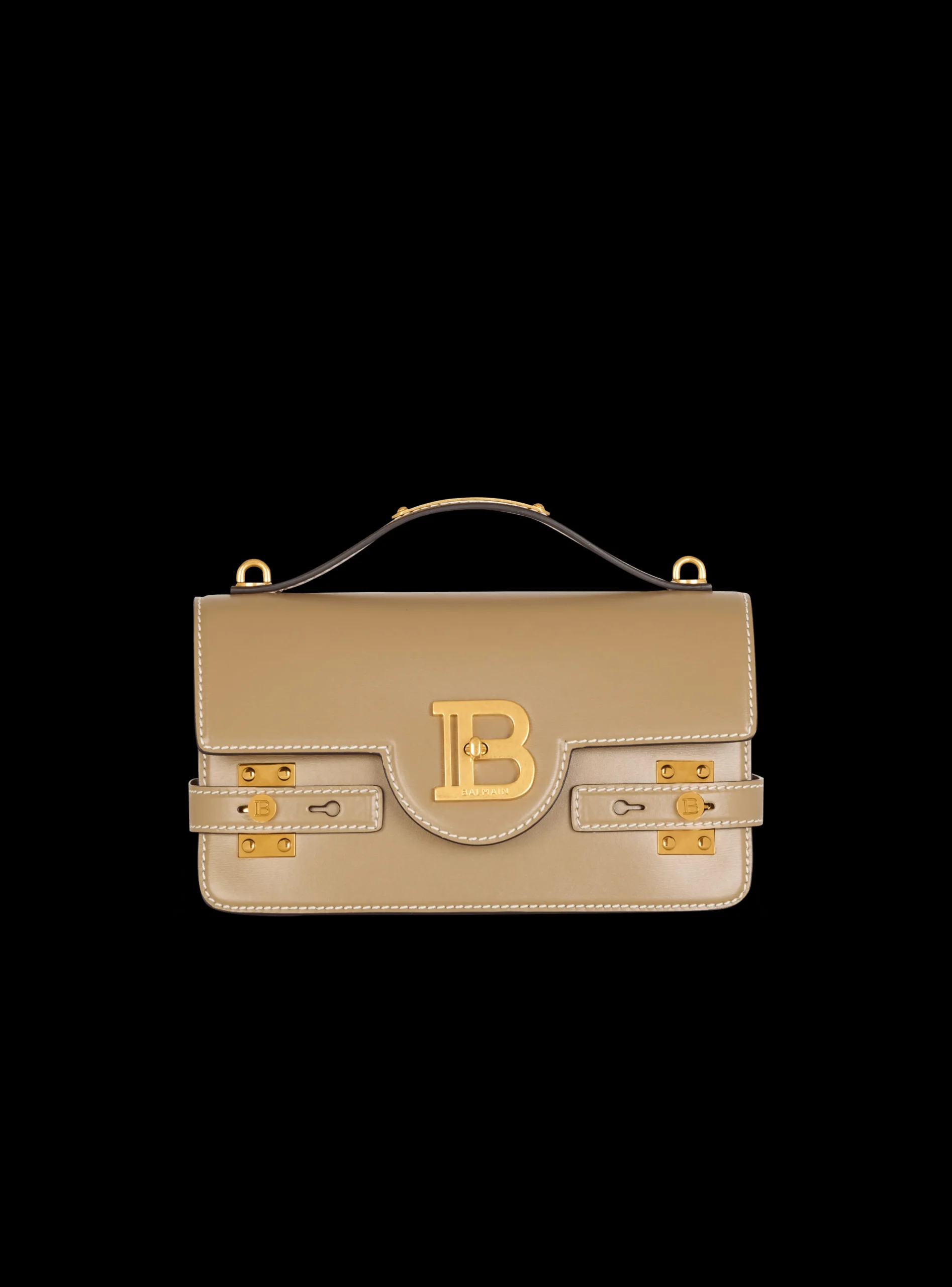 Women Balmain B-Buzz Shoulder 24 Calfskin Bag