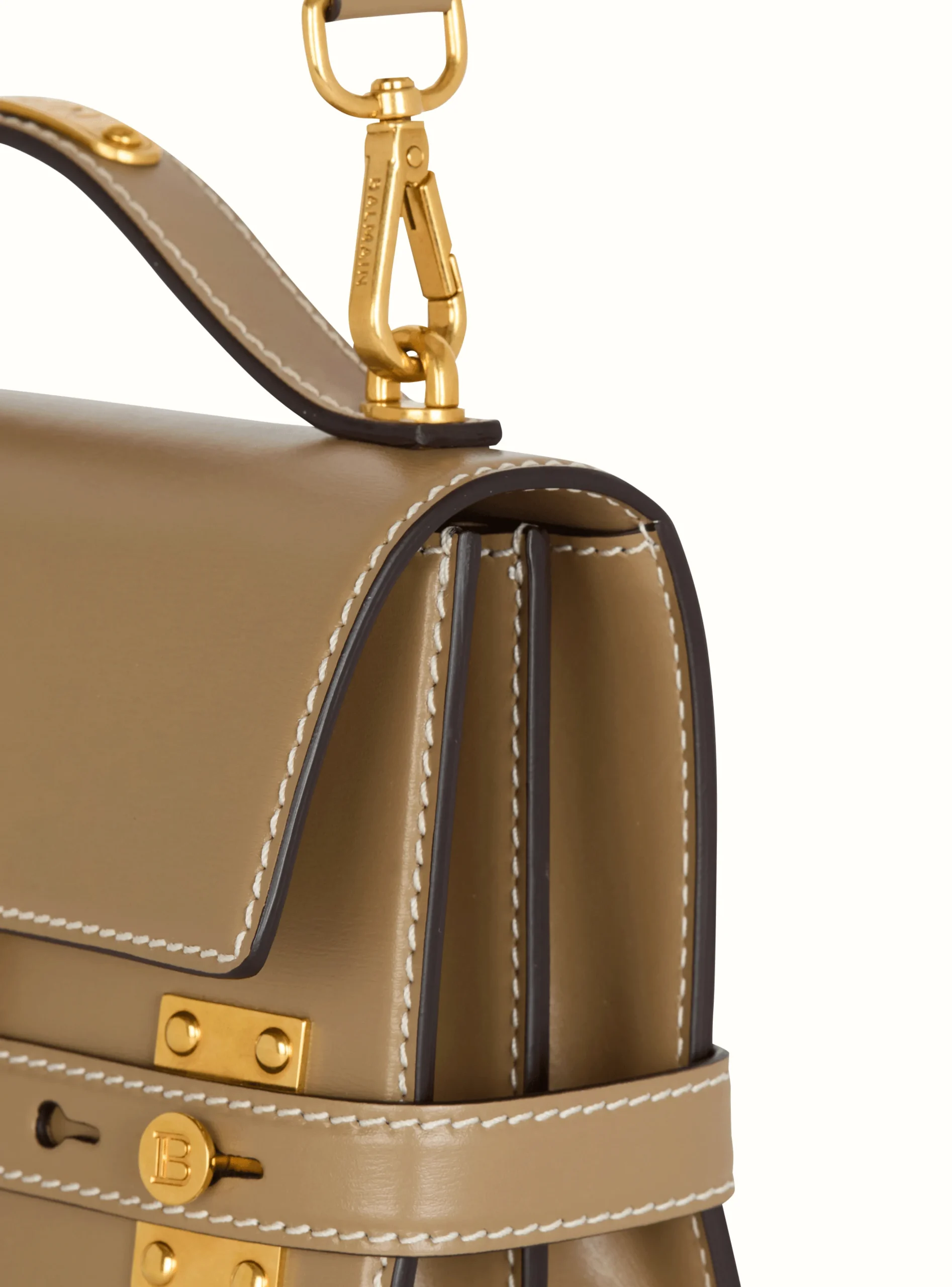 Women Balmain B-Buzz Shoulder 24 Calfskin Bag