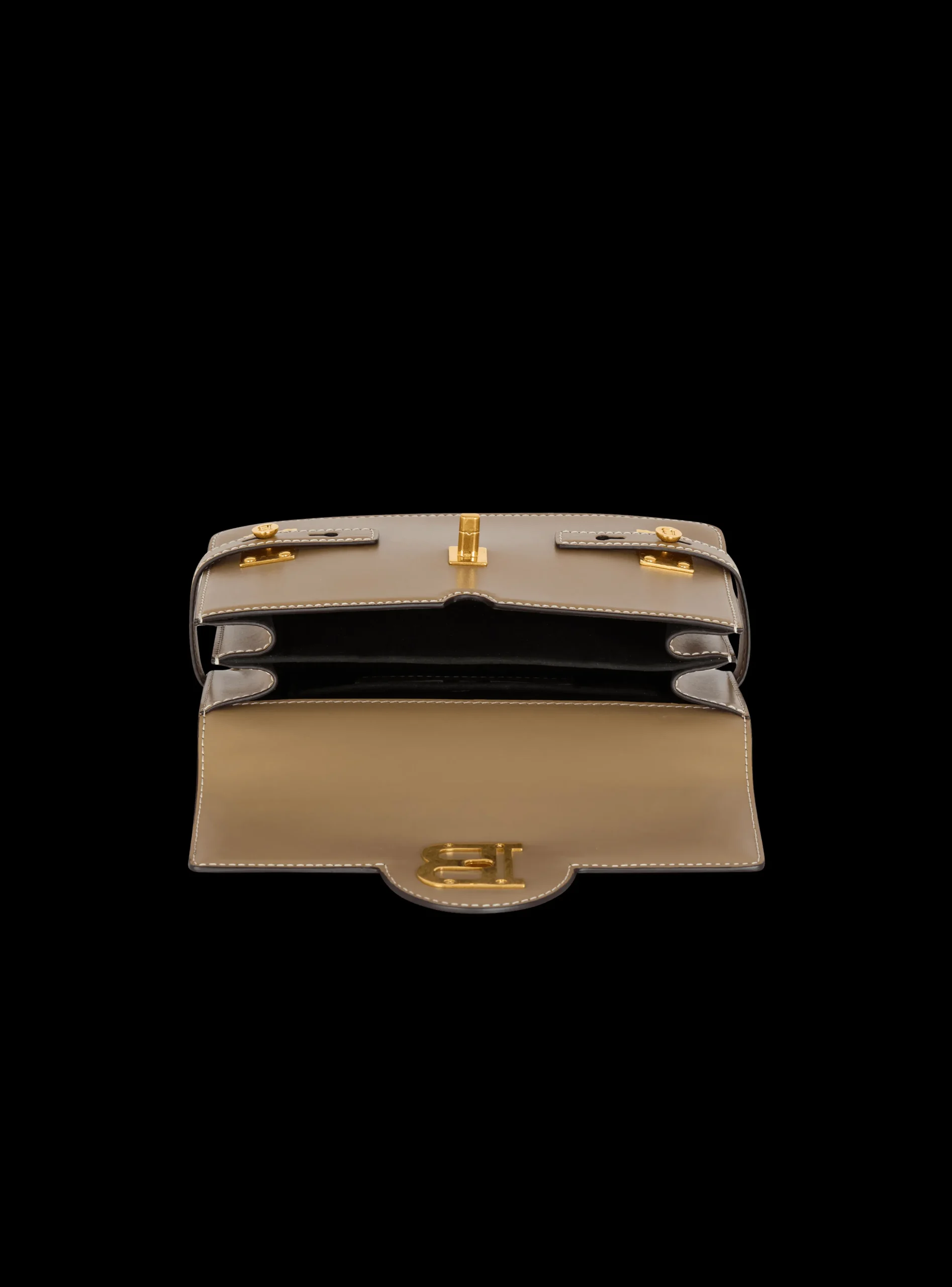 Women Balmain B-Buzz Shoulder 24 Calfskin Bag