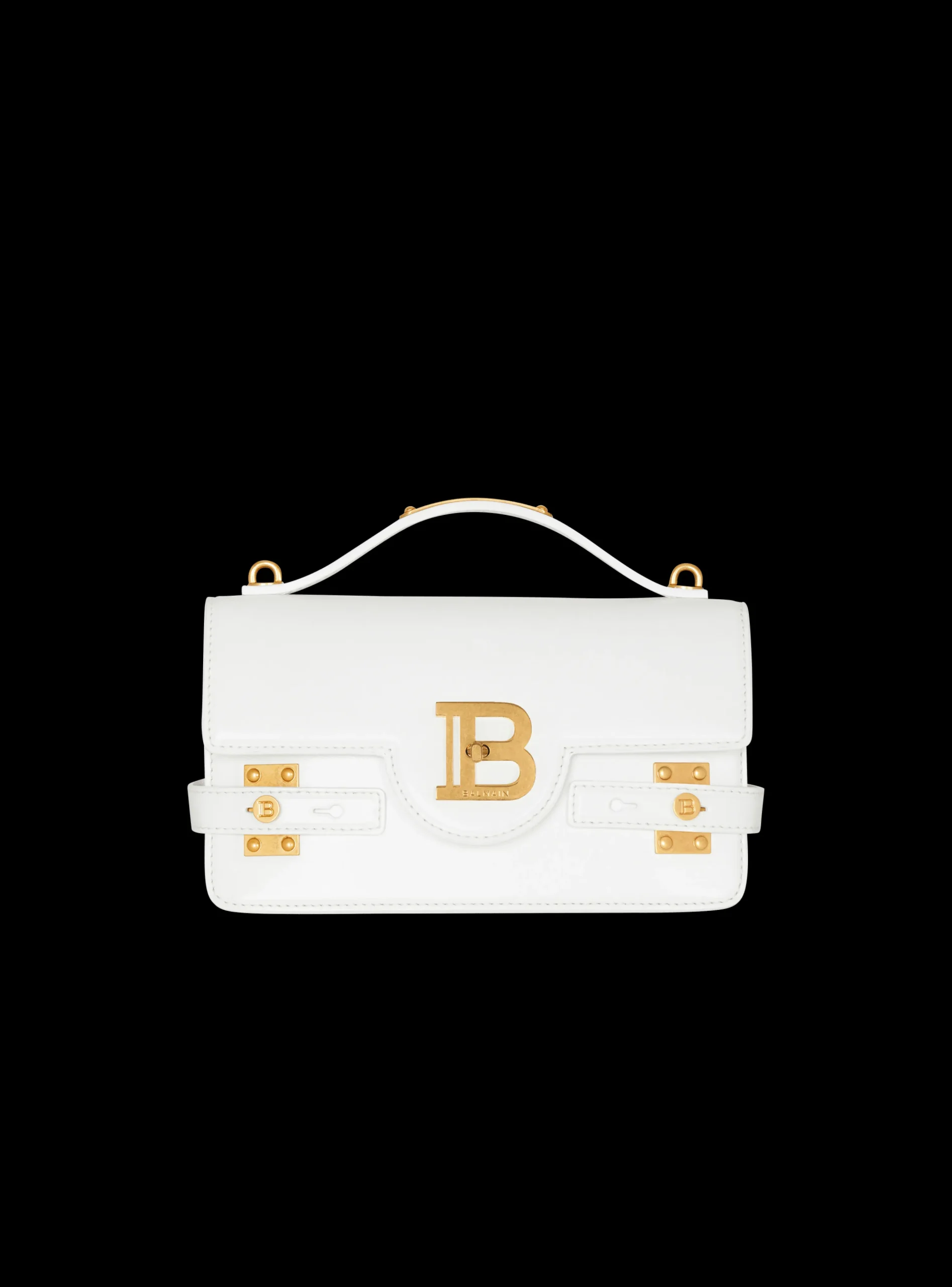 Women Balmain B-Buzz Shoulder 24 Calfskin Bag