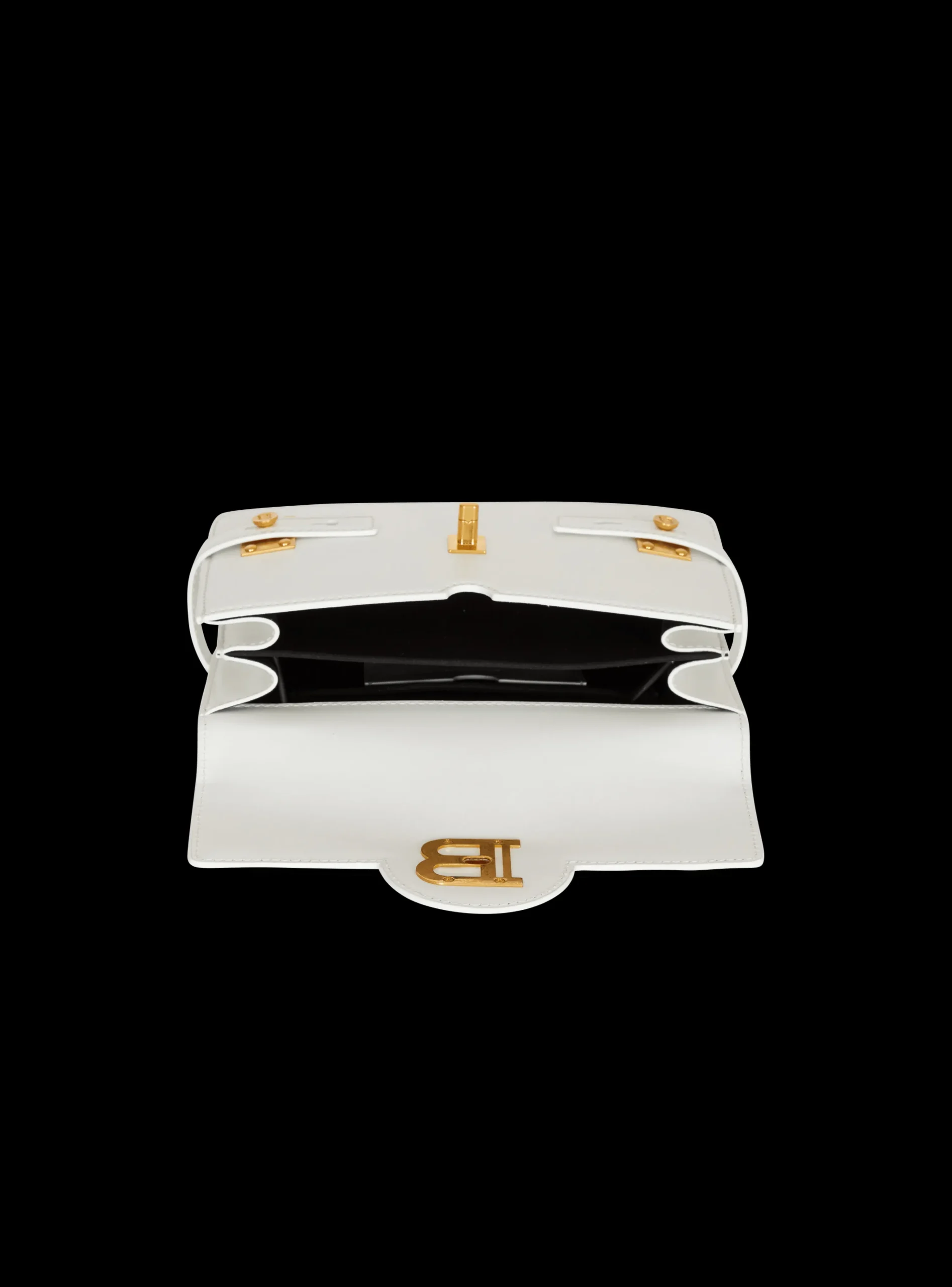 Women Balmain B-Buzz Shoulder 24 Calfskin Bag