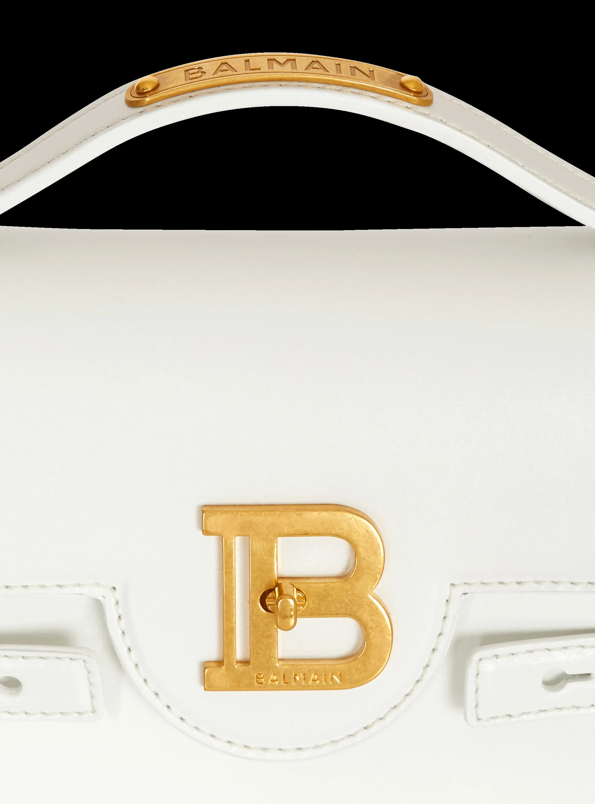 Women Balmain B-Buzz Shoulder 24 Calfskin Bag