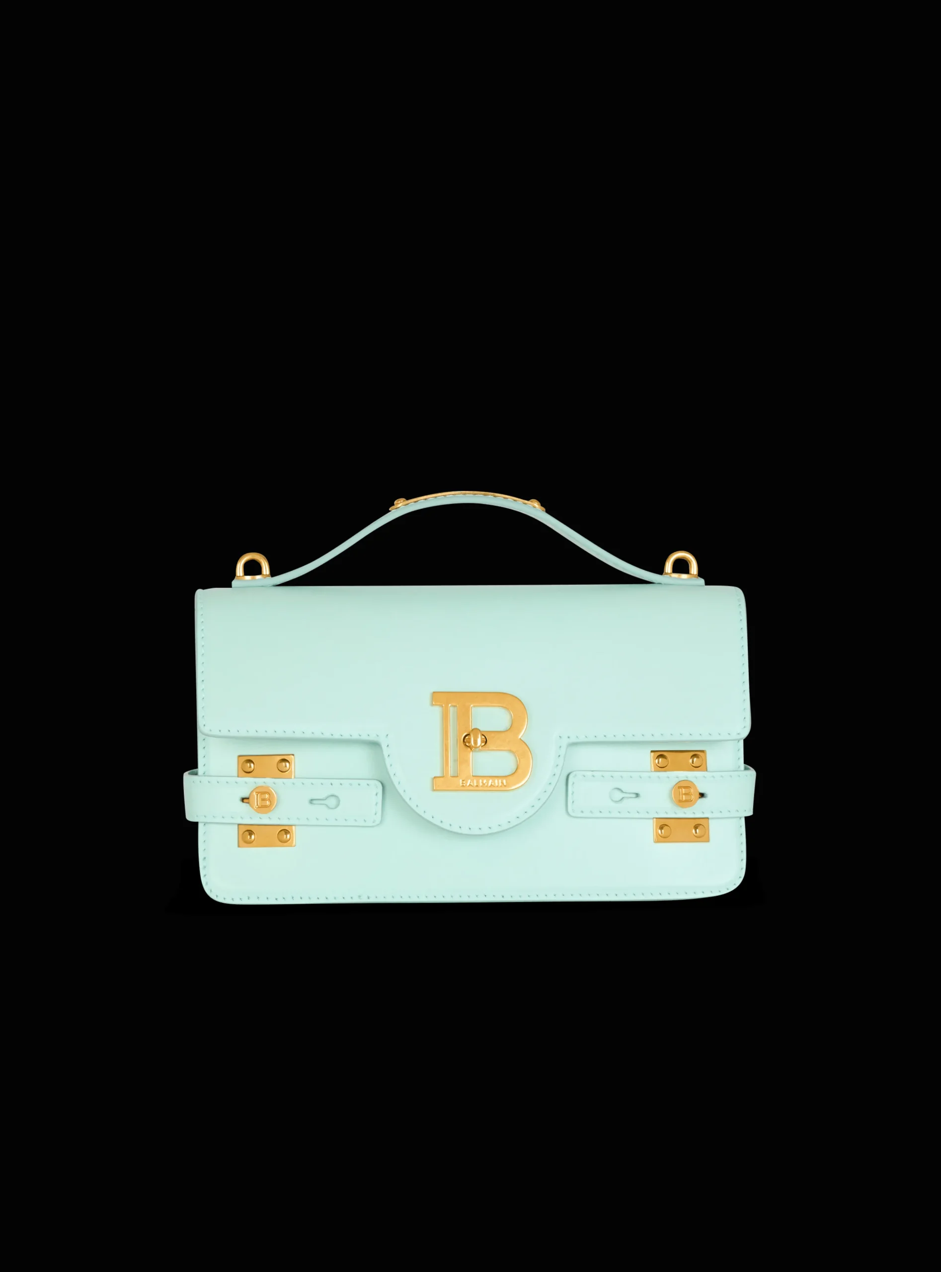 Women Balmain B-Buzz Shoulder 24 Calfskin Bag