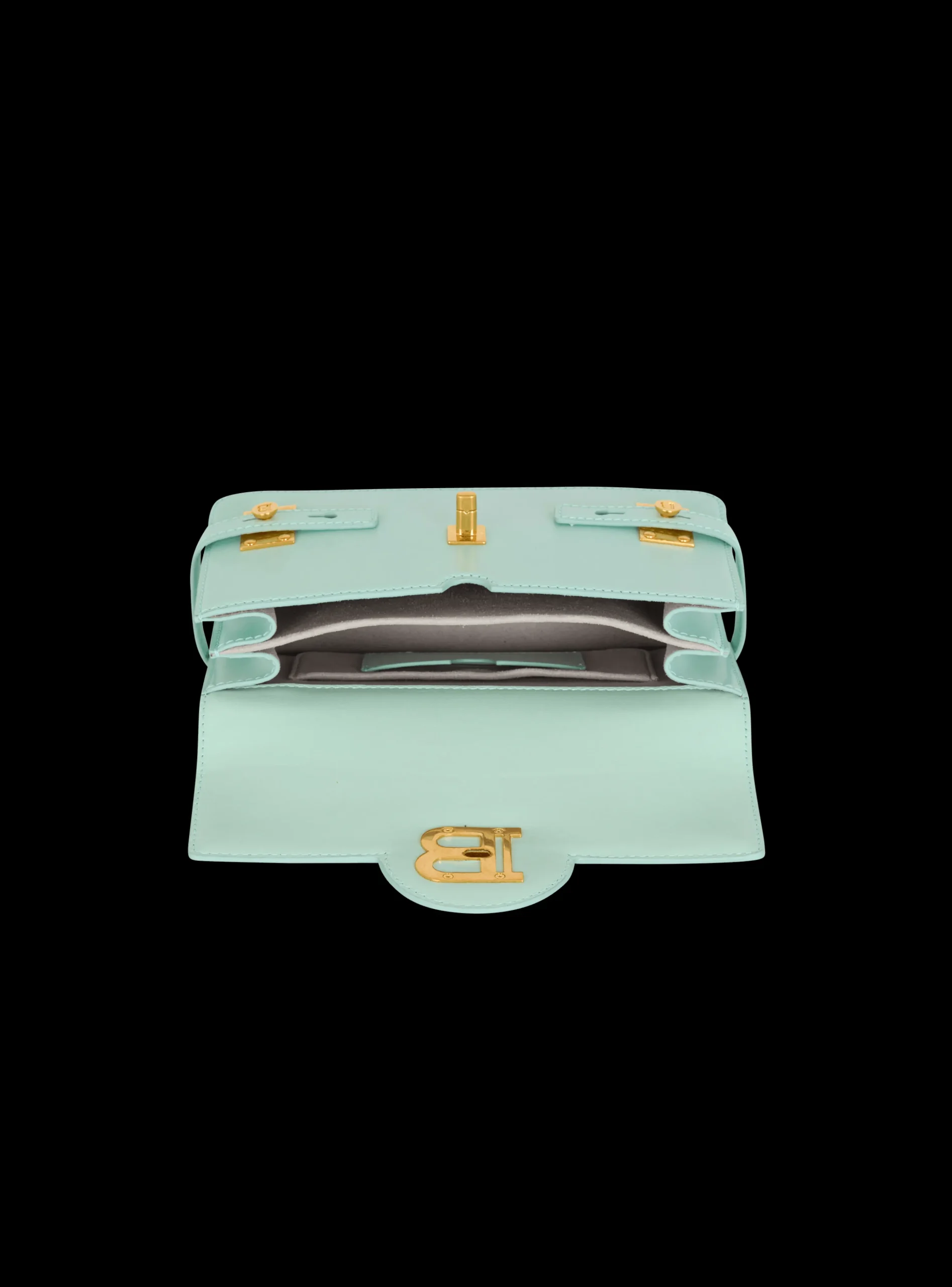 Women Balmain B-Buzz Shoulder 24 Calfskin Bag