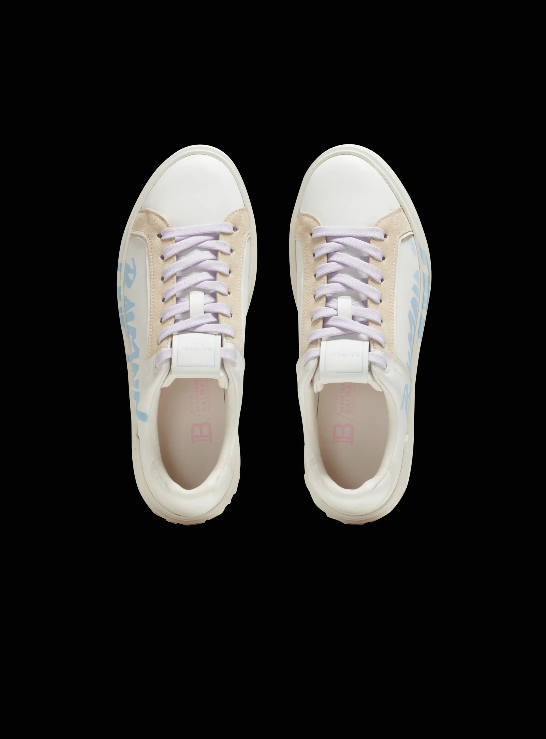 Women Balmain B-Court Leather Trainers