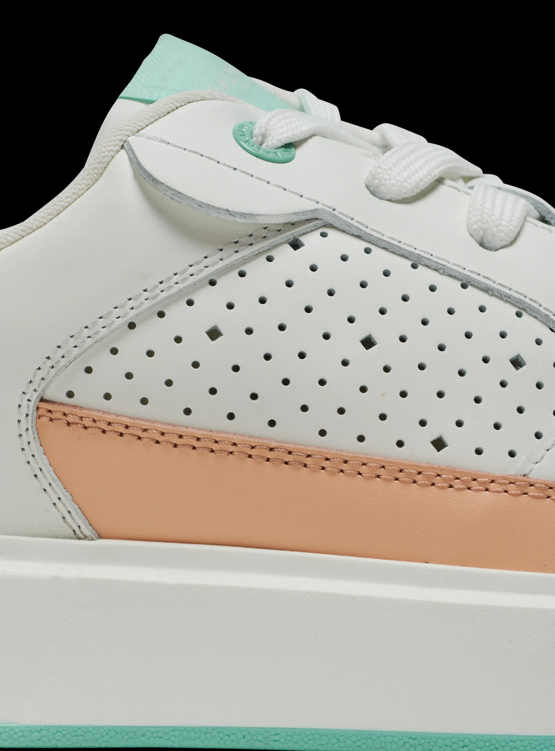 Women Balmain B-Court Flip Leather Trainers