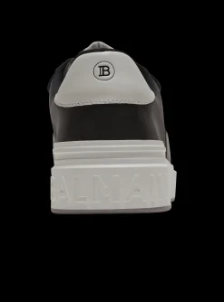 Balmain B-Court Flip Trainers In Leather And Suede