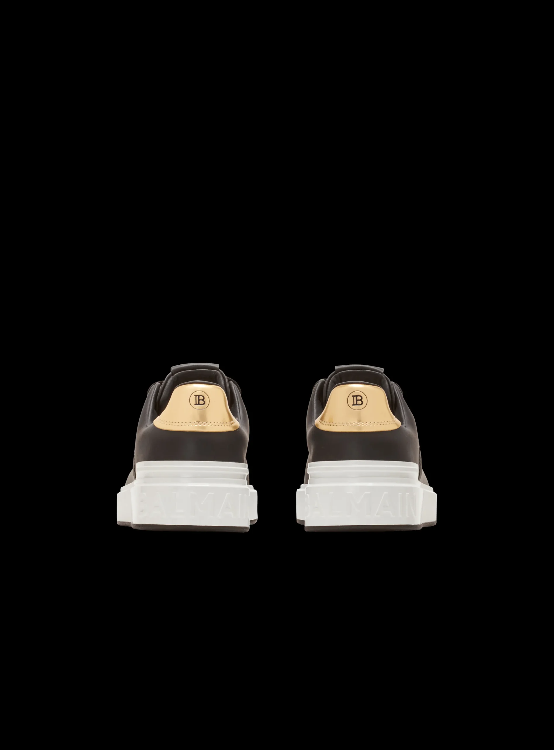 Women Balmain B-Court Leather Trainers