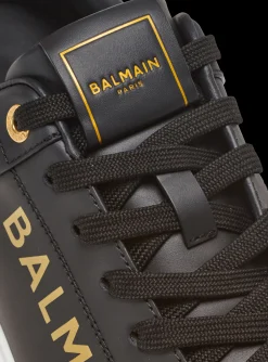 Women Balmain B-Court Leather Trainers