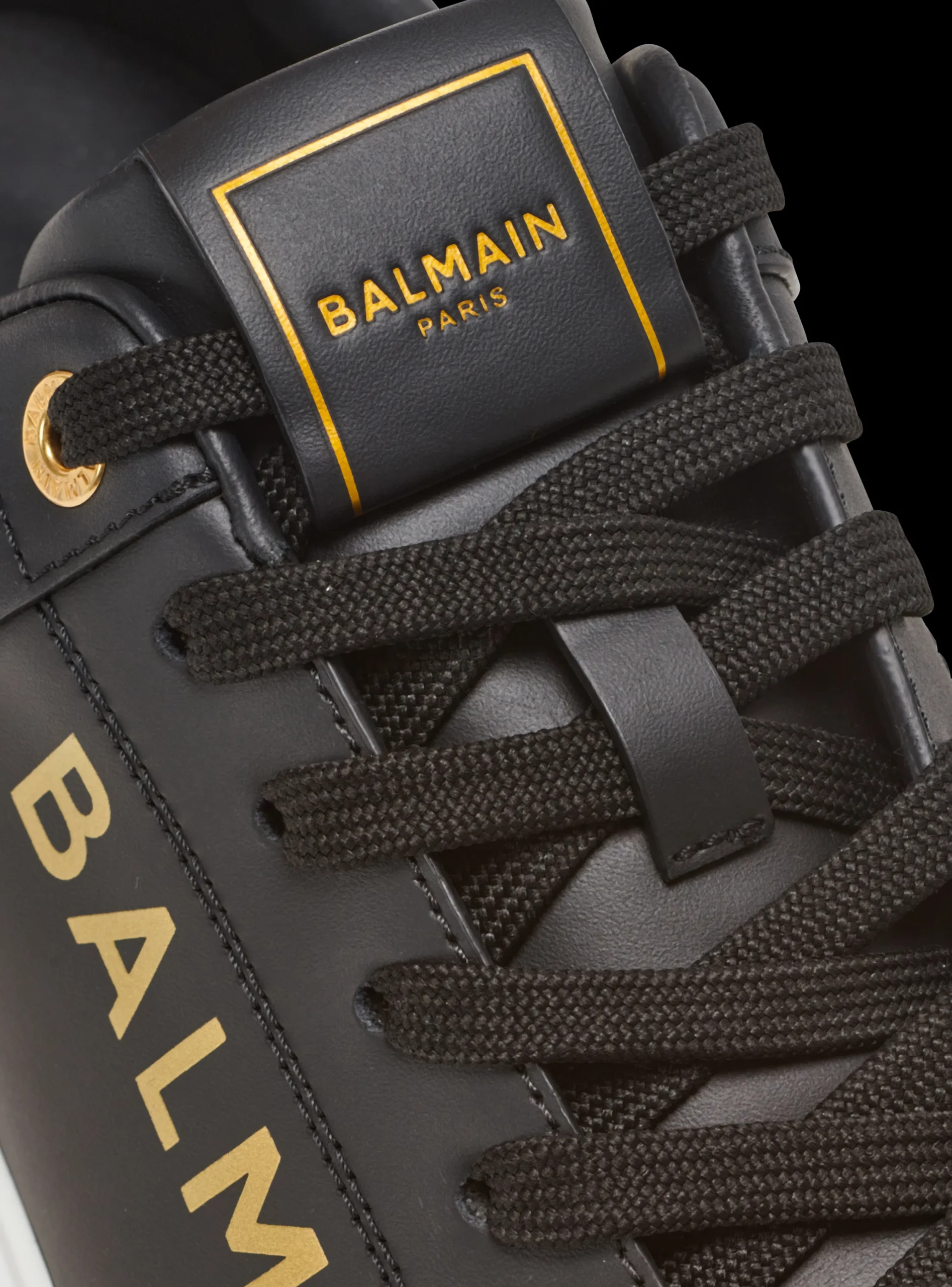 Women Balmain B-Court Leather Trainers