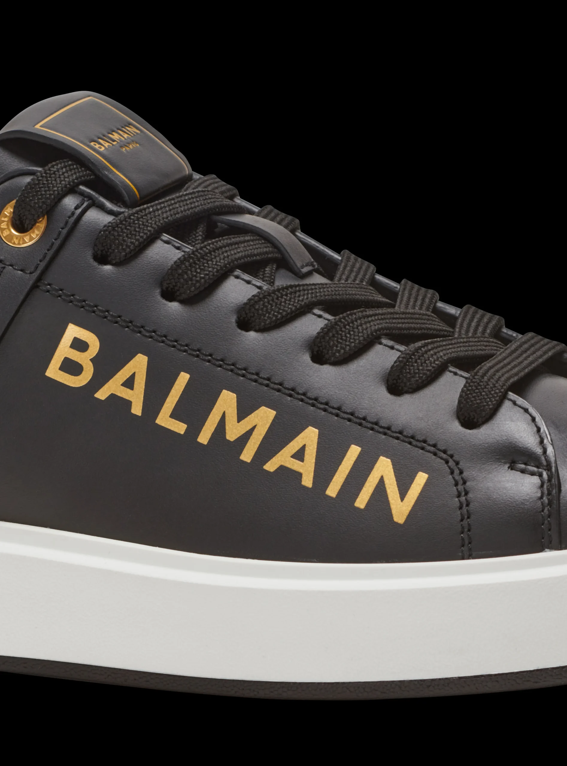 Women Balmain B-Court Leather Trainers