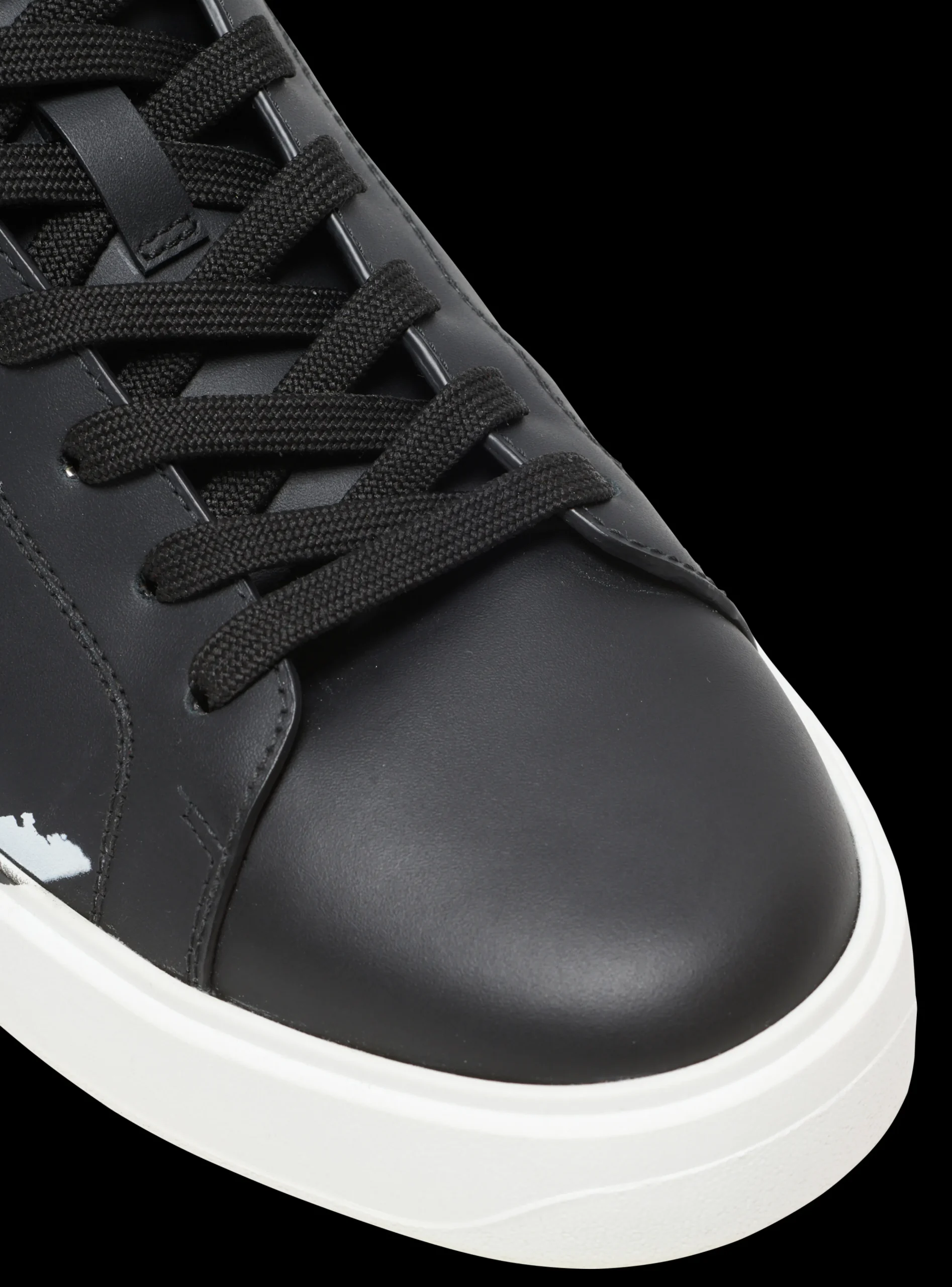 Balmain B-Court Printed Leather Trainers