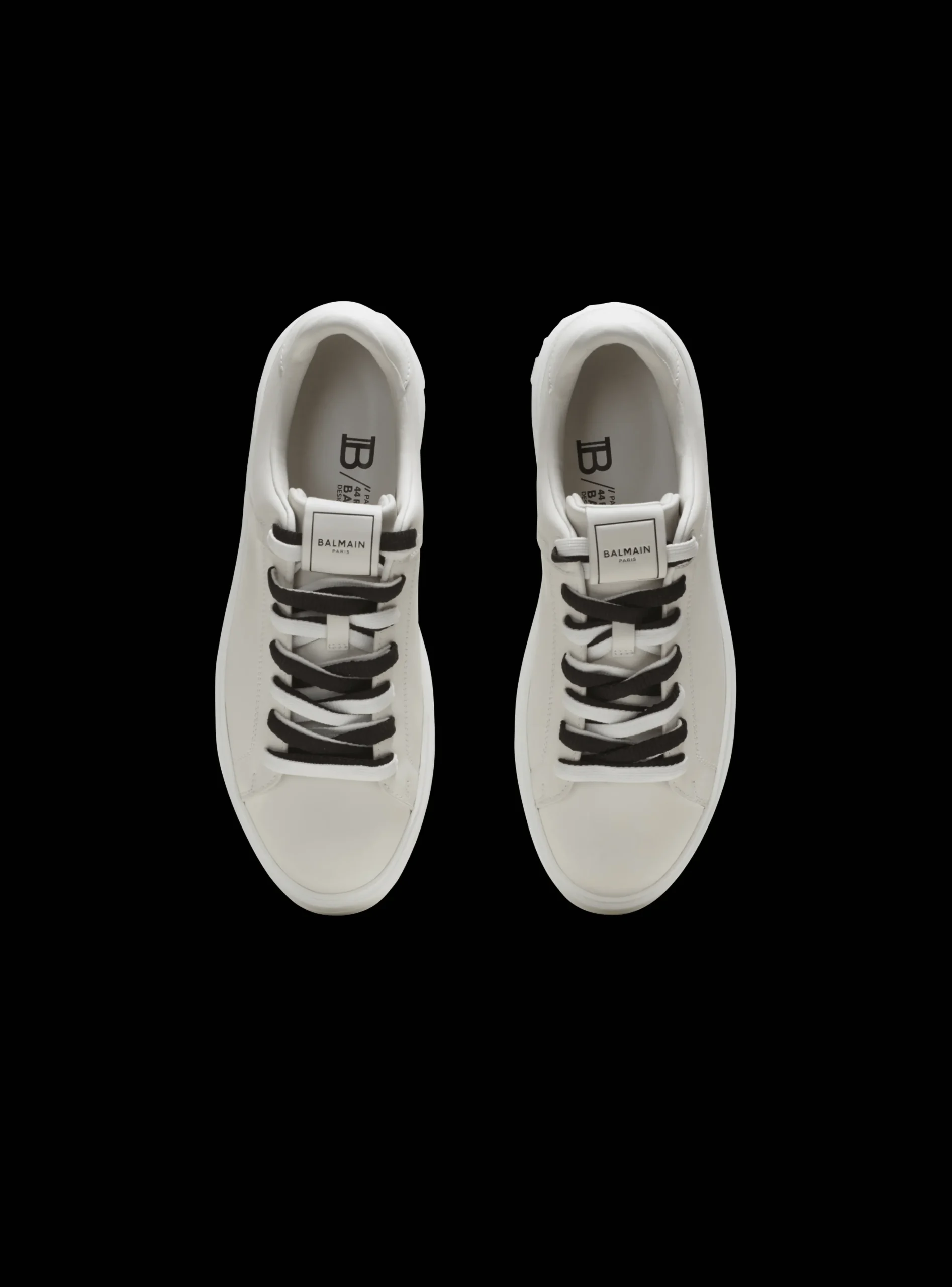 Women Balmain B-Court Smooth Leather Trainers