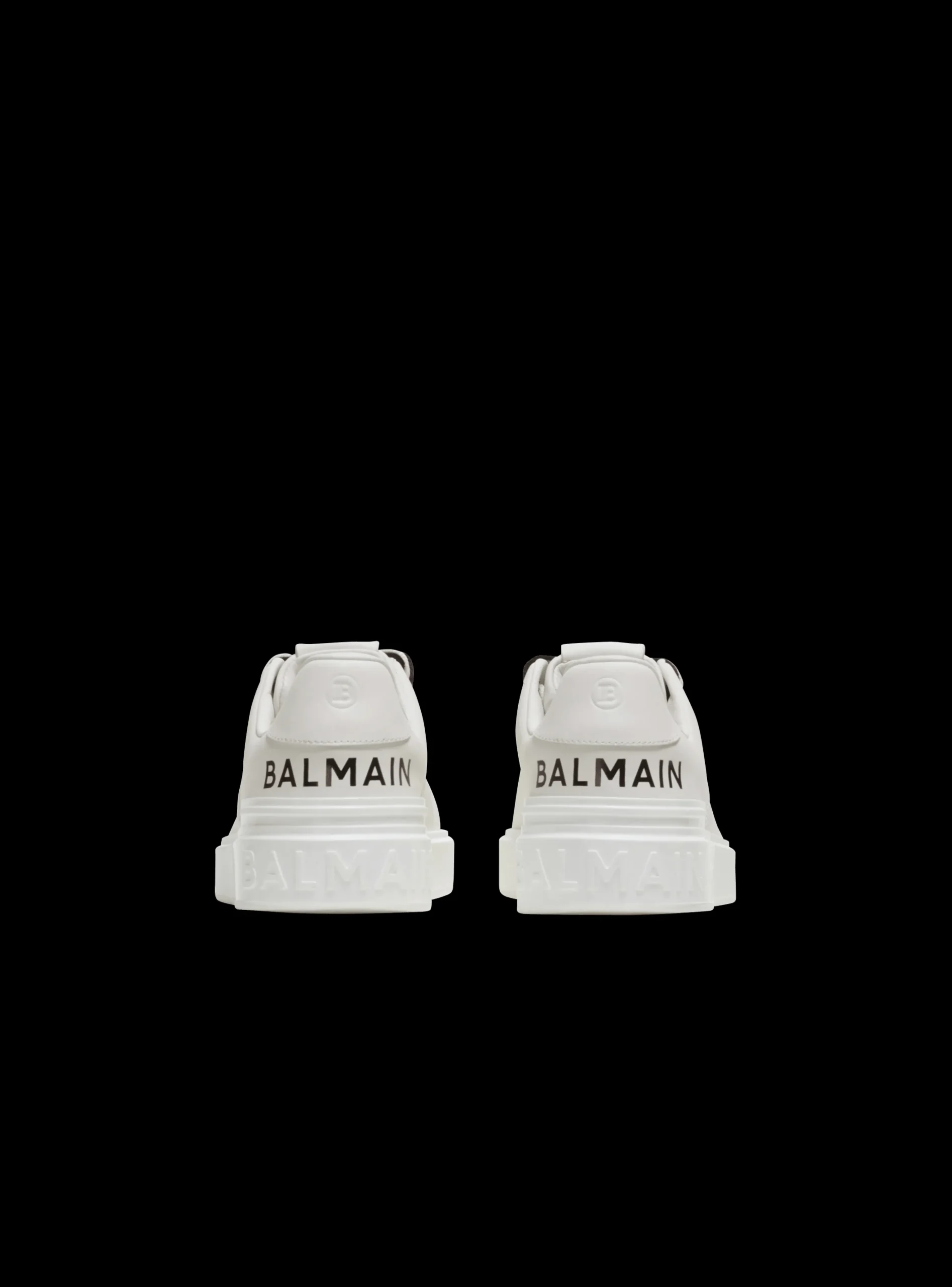 Women Balmain B-Court Smooth Leather Trainers