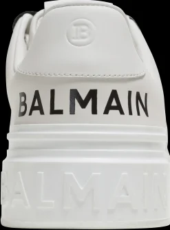 Women Balmain B-Court Smooth Leather Trainers