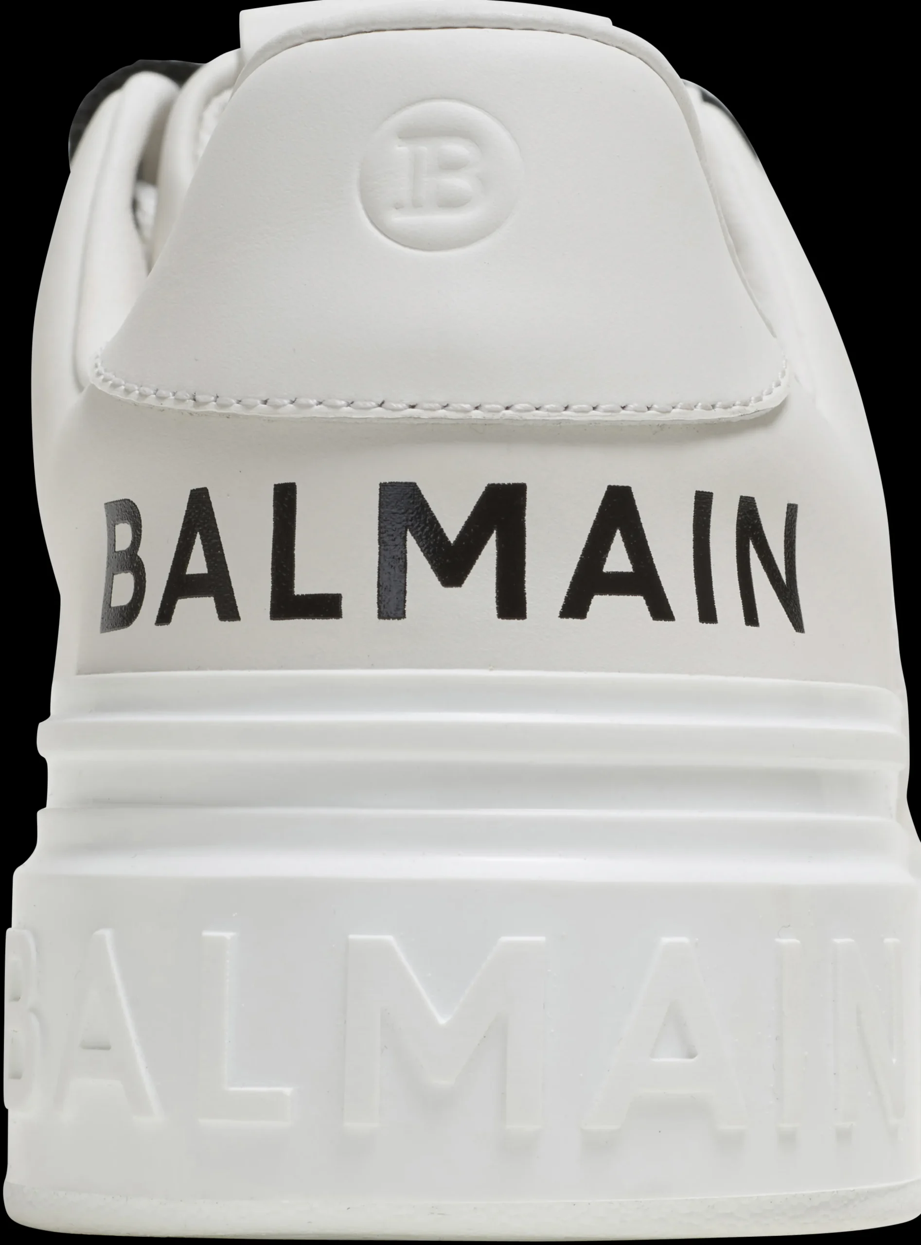 Women Balmain B-Court Smooth Leather Trainers