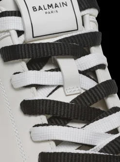 Balmain B-Court Smooth Leather Trainers