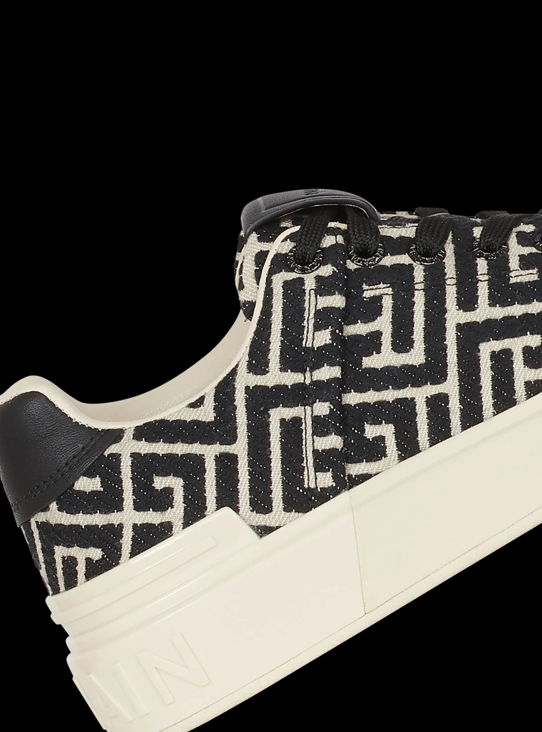 Women Balmain B-Court Trainers With Jacquard Monogram
