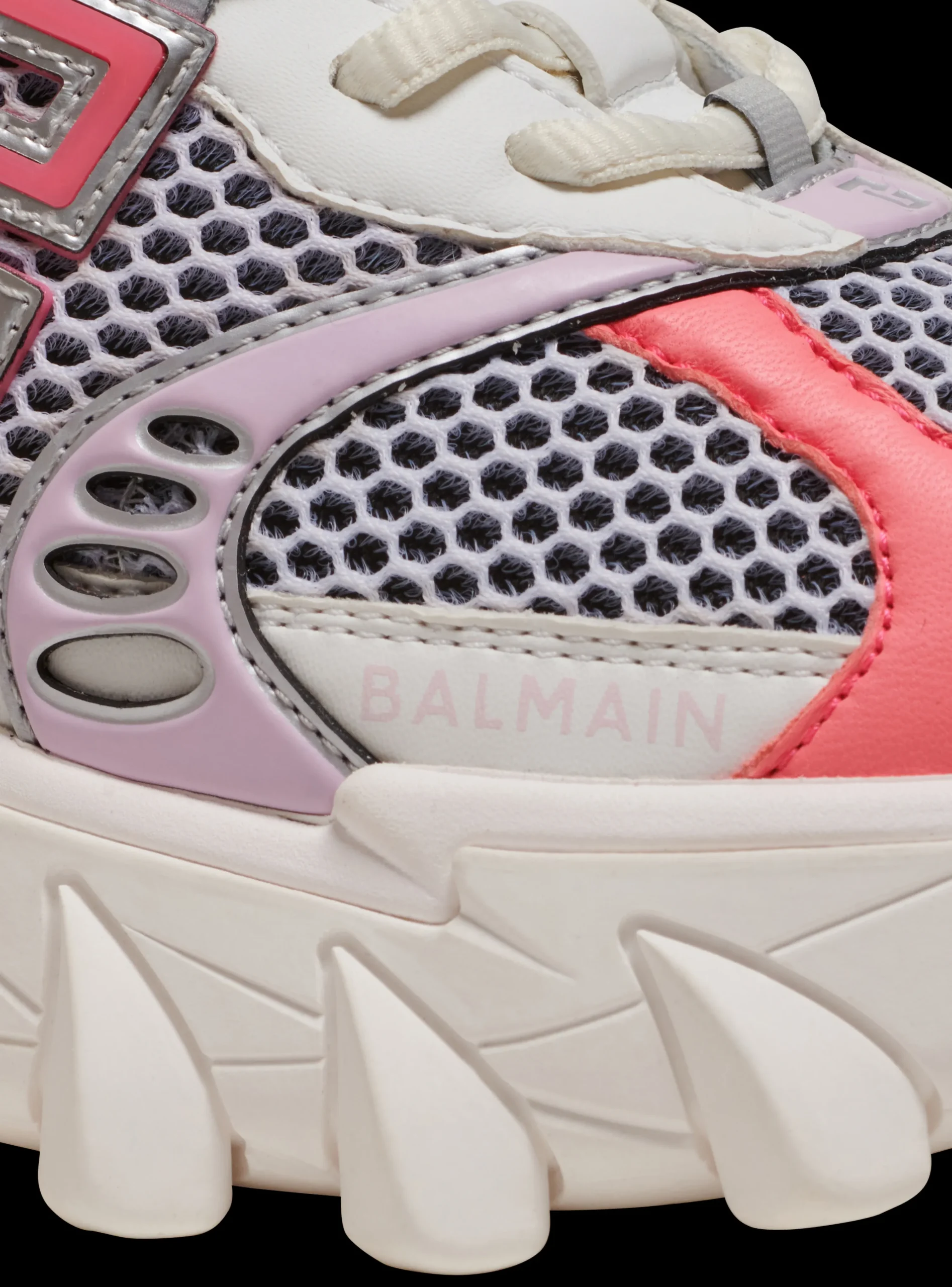 Women Balmain B-East PB Trainers In Technical Materials And Mesh