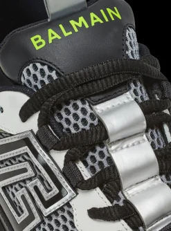 Balmain B-East PB Trainers In Technical Materials And Mesh