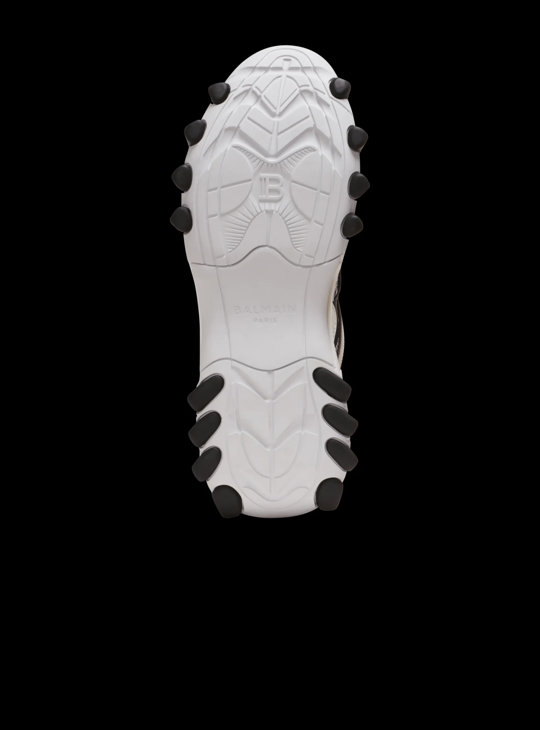 Women Balmain B-East Snakeskin-effect Leather, Suede And Mesh Trainers
