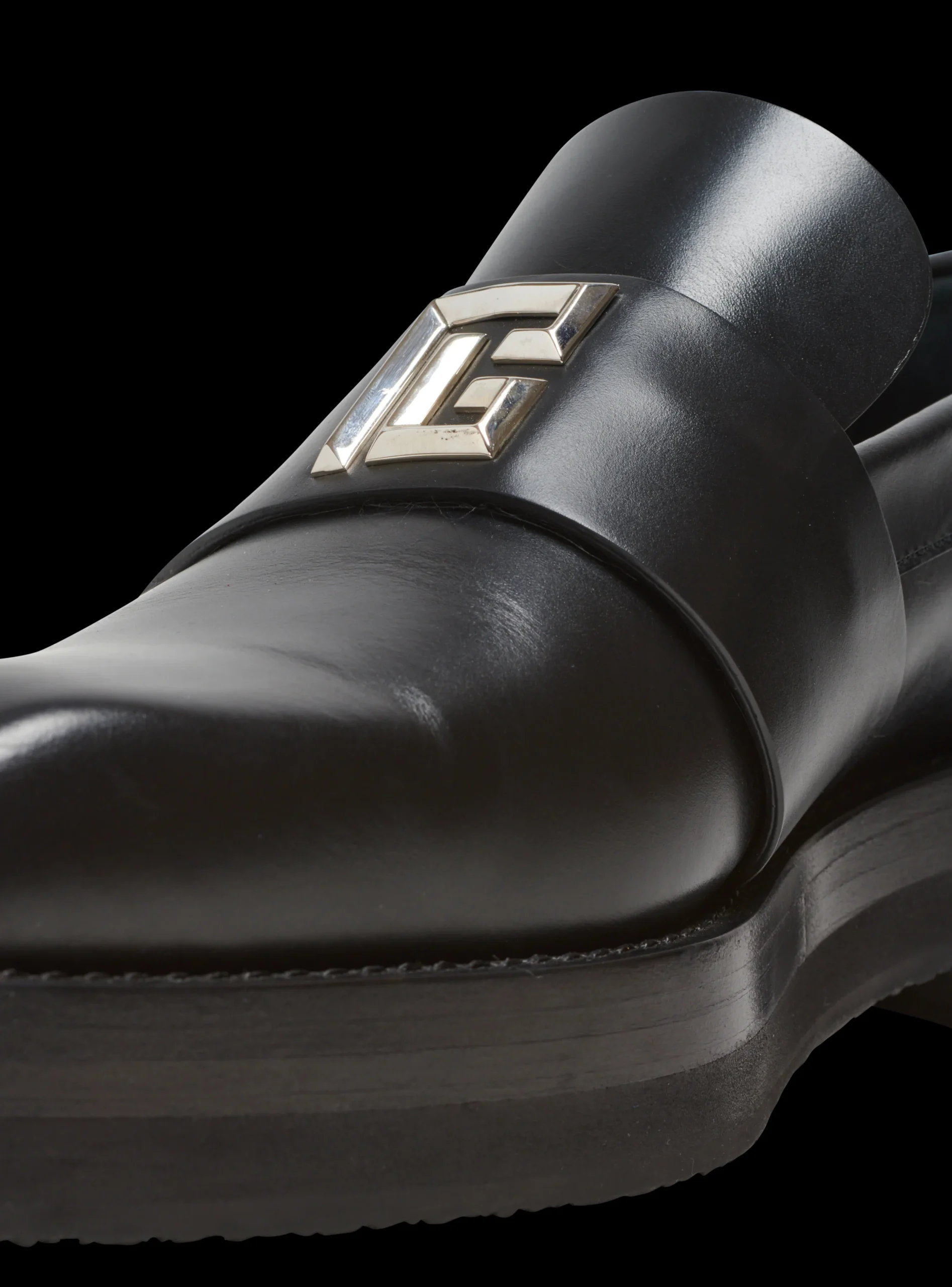 Balmain Ben Smooth Leather Loafers