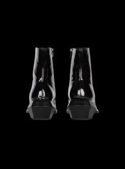 Balmain Billy Patent Leather Ankle Boots