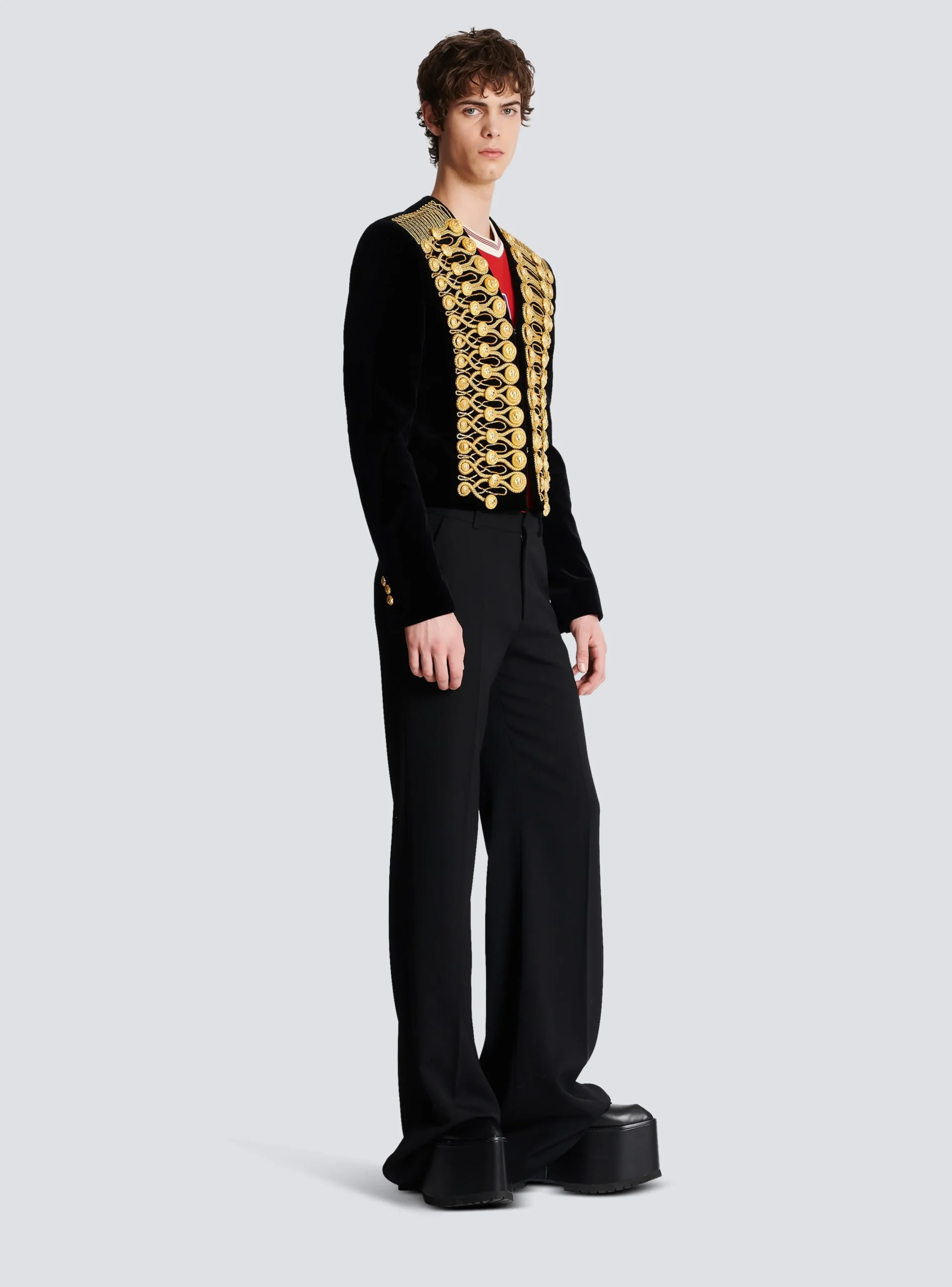 Balmain Brandenburg Jacket With Embroidery