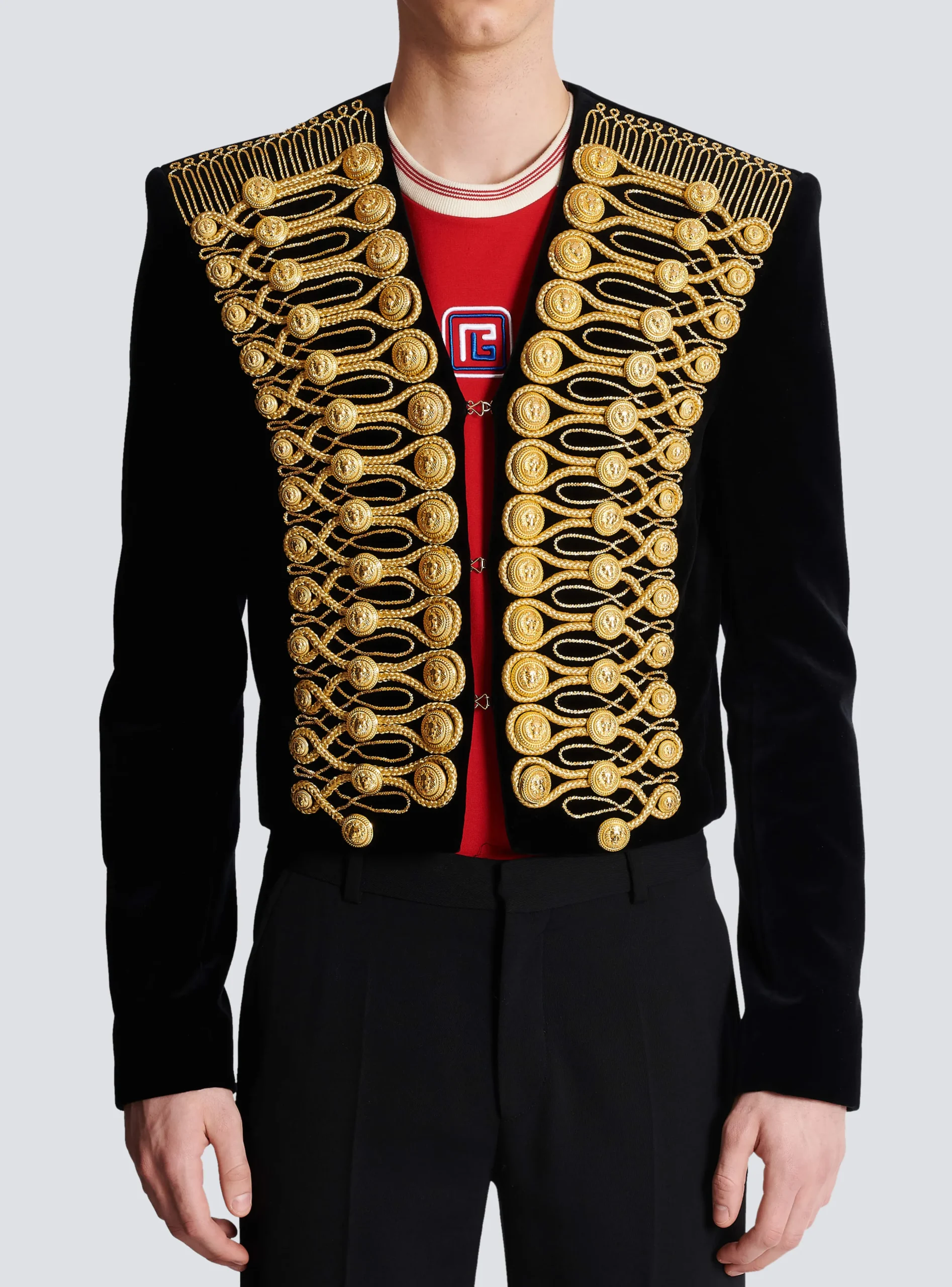 Balmain Brandenburg Jacket With Embroidery