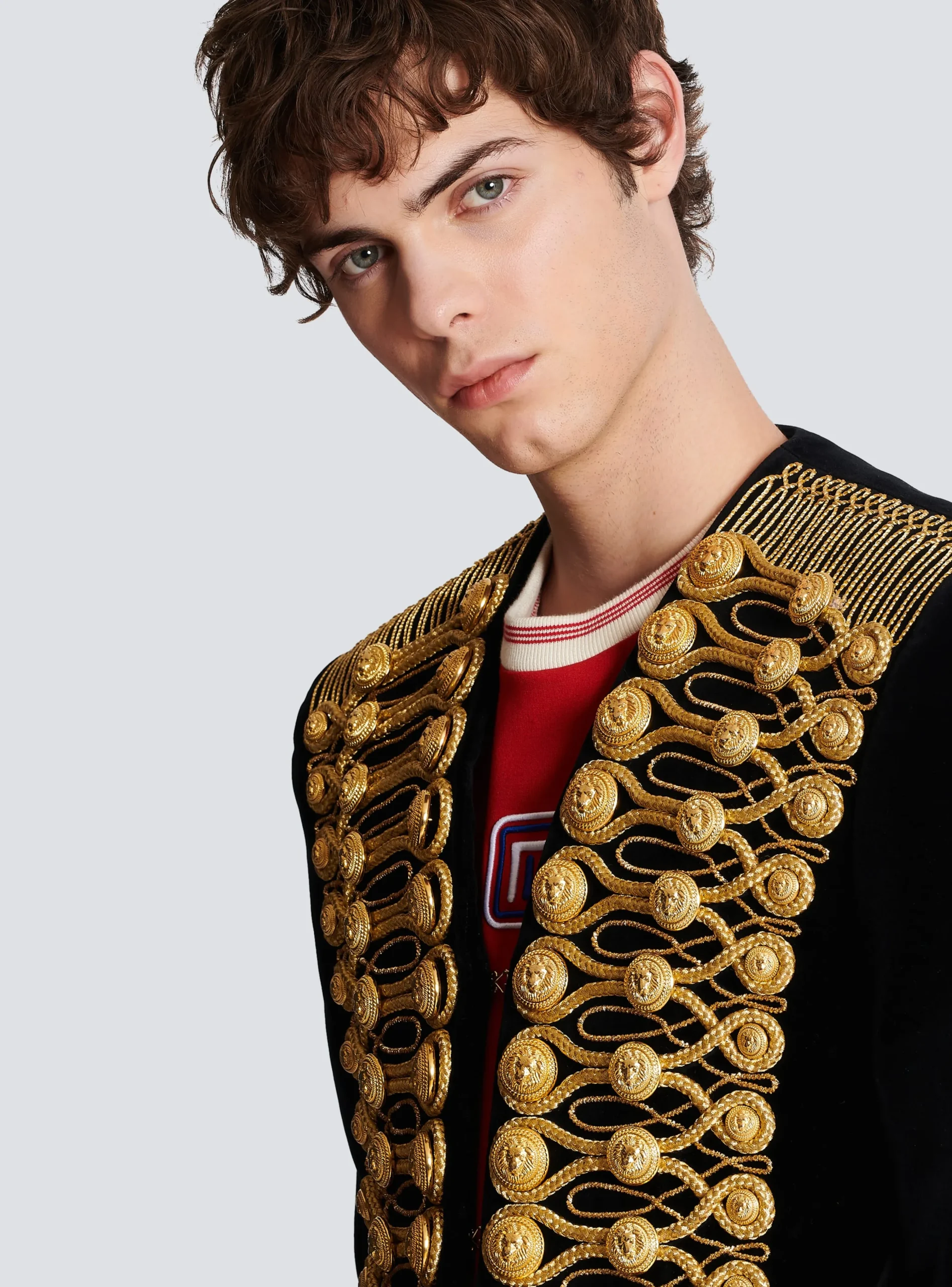 Balmain Brandenburg Jacket With Embroidery