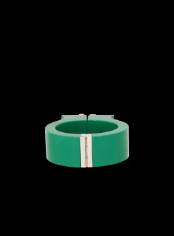 Women Balmain Brass, Rhinestone And Resin Cuff
