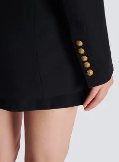 Women Balmain 2-button Cinched-waist Jacket