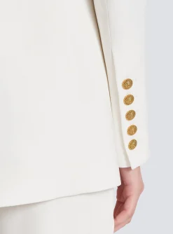 Women Balmain 2-button Crepe Jacket
