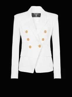 Women Balmain 6-button Denim Jacket