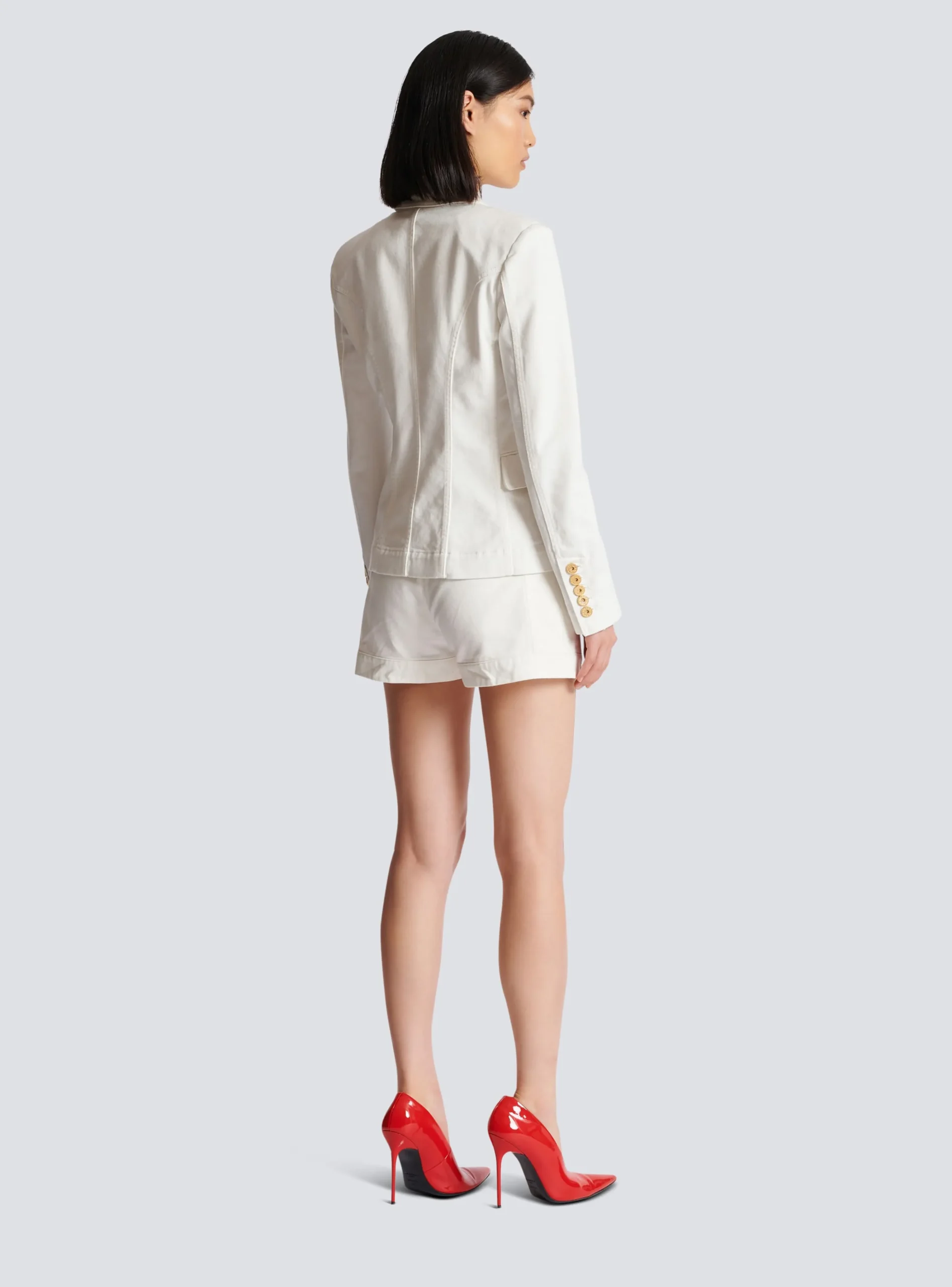 Women Balmain 6-button Denim Jacket