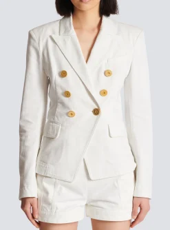 Women Balmain 6-button Denim Jacket