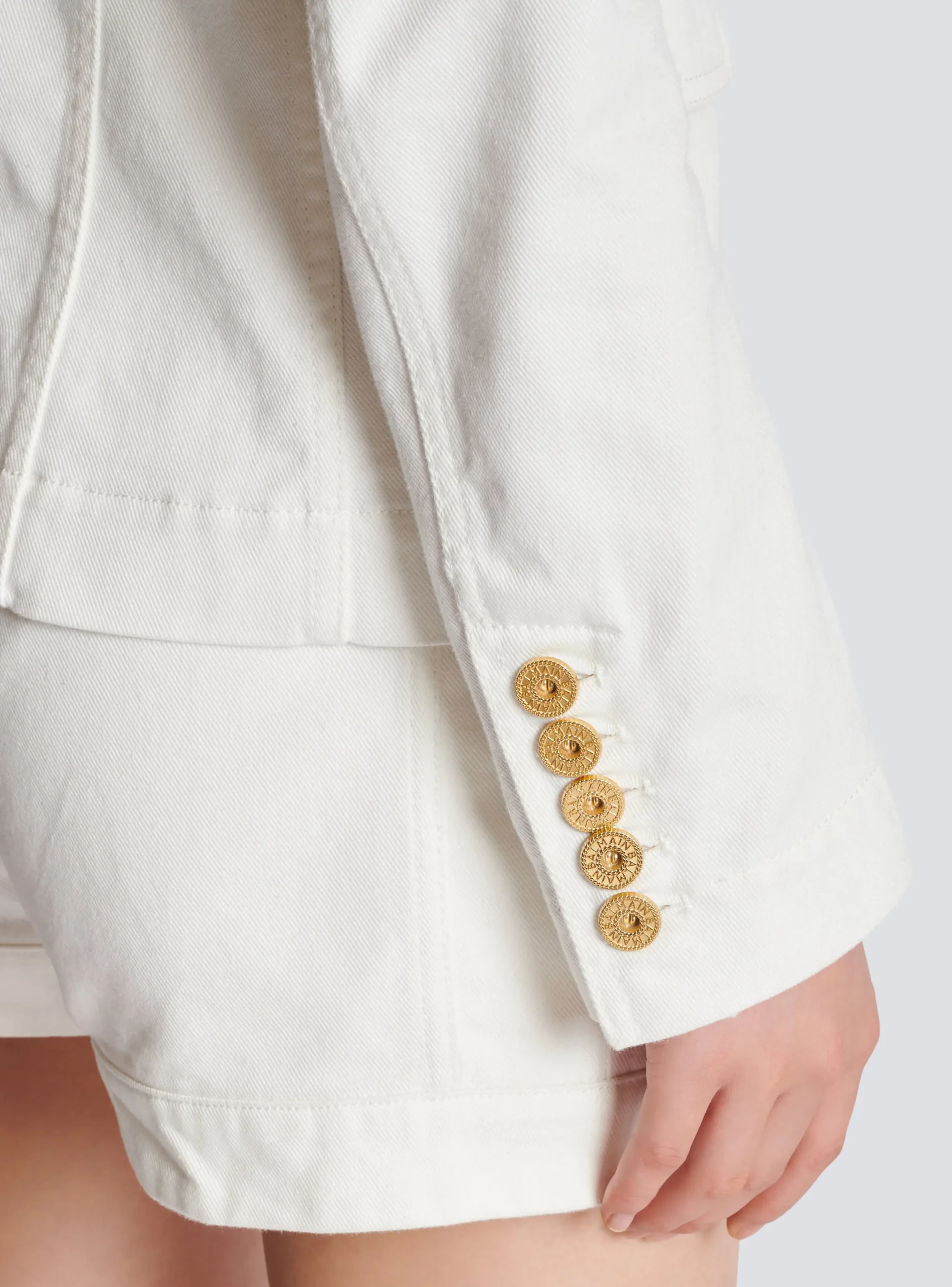 Women Balmain 6-button Denim Jacket