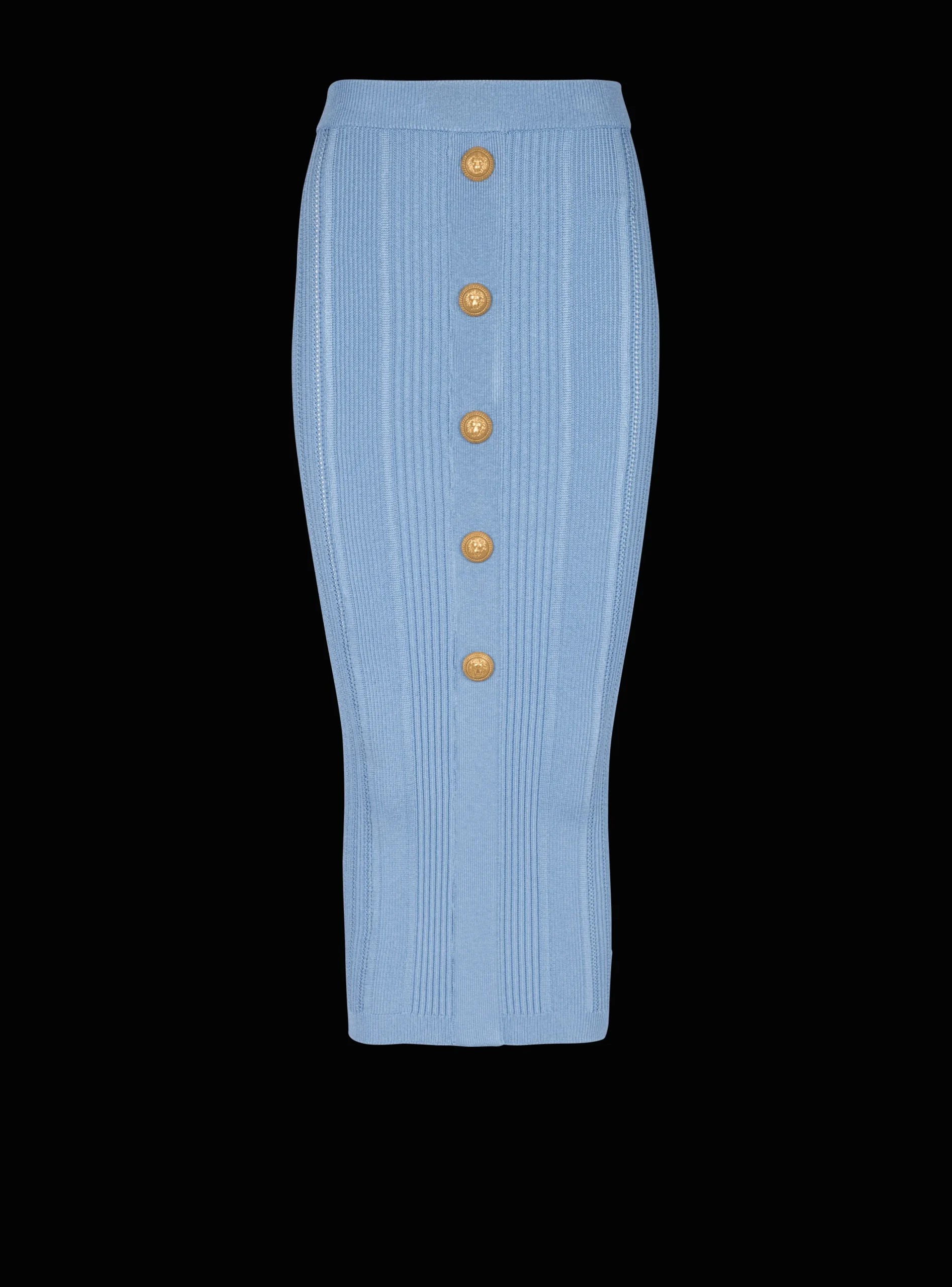 Women Balmain 5-button Knit Skirt