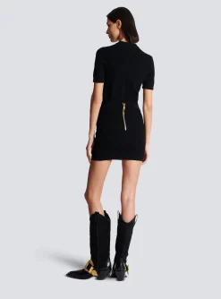 Women Balmain 6-button Knit Skirt