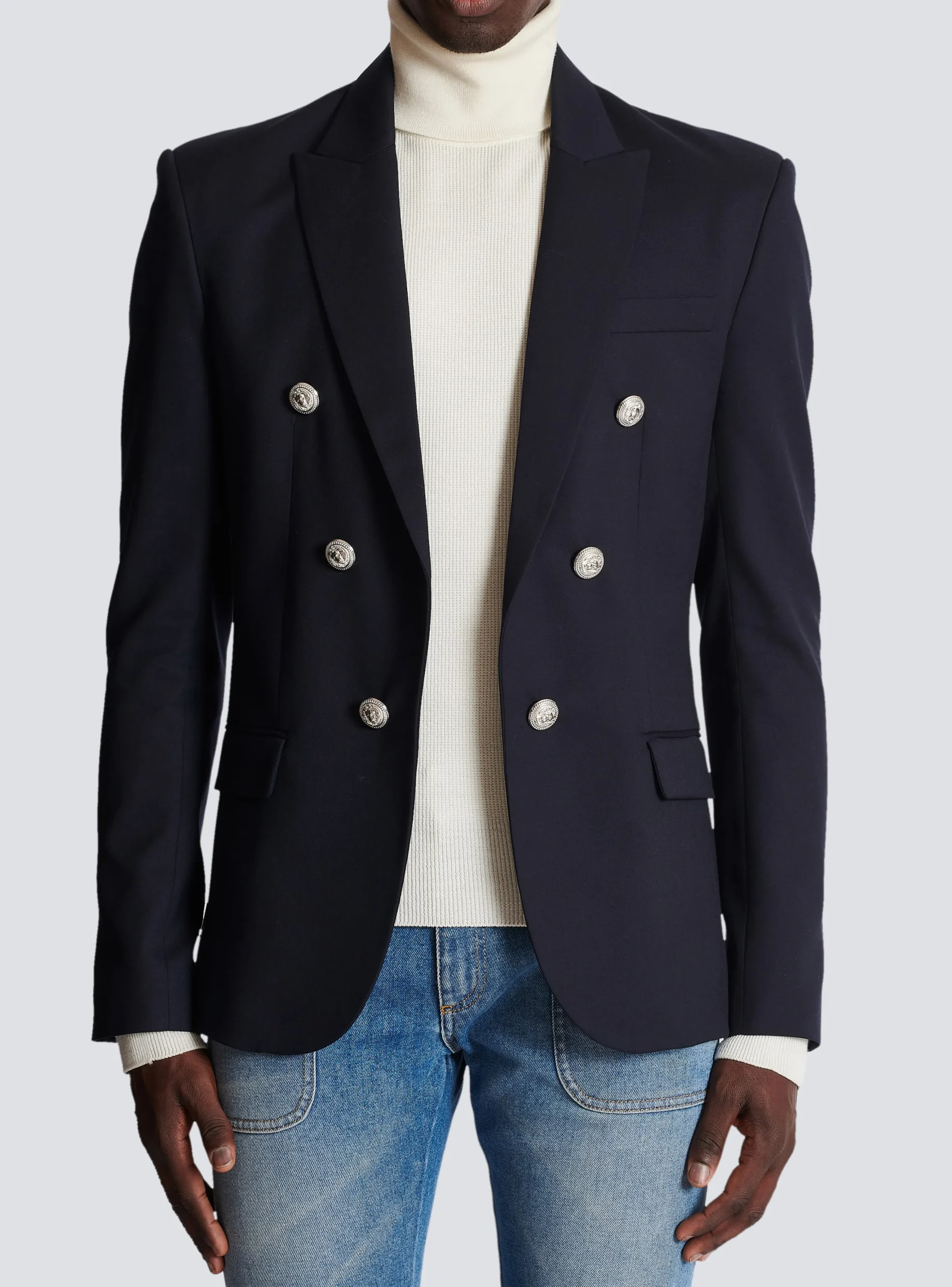 Balmain 6-button Wool Jacket